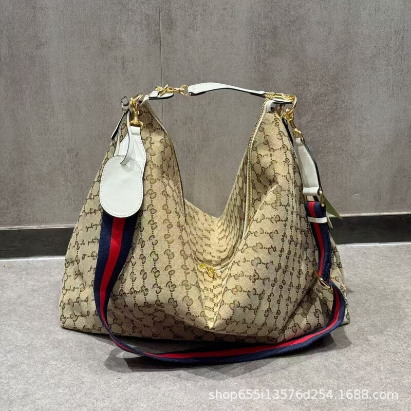 Cross-Border Foreign Trade g Brand 2026 New Brera Series Medium-Sized Crossbody Bag Monogram Canvas Handbag Unisex
