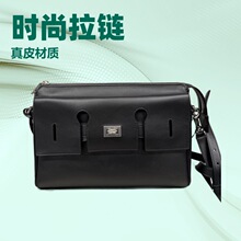 秋冬季新款工厂有标直批机车包牛皮Belair邮差包百搭专供跨境电商