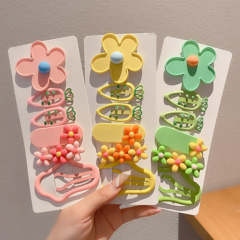 2024 nuevo clip BB de color lindo clip de cabello de boca de pato chica lateral clip de frange para niños tocado tarjeta de cabello rotura