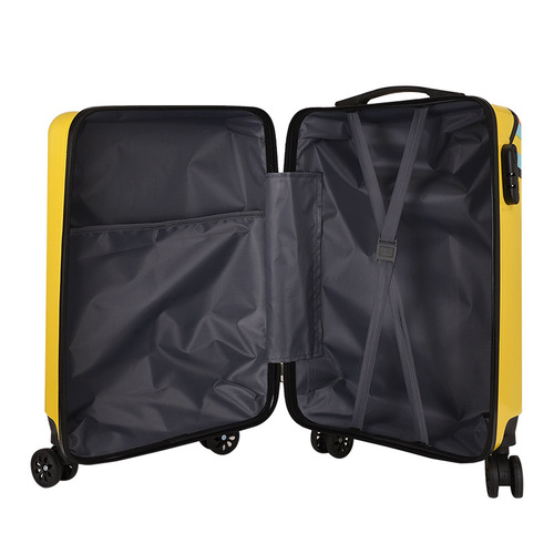 20-inch cartoon animation student suitcase with swivel wheels, travel suitcase with logo printing, factory wholesale