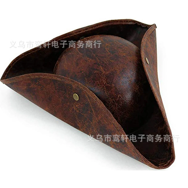 Пиратская шляпа Amazon для Хэллоуина из imitation leather Caribbean hat deer pillow pirate hat triangular hat character