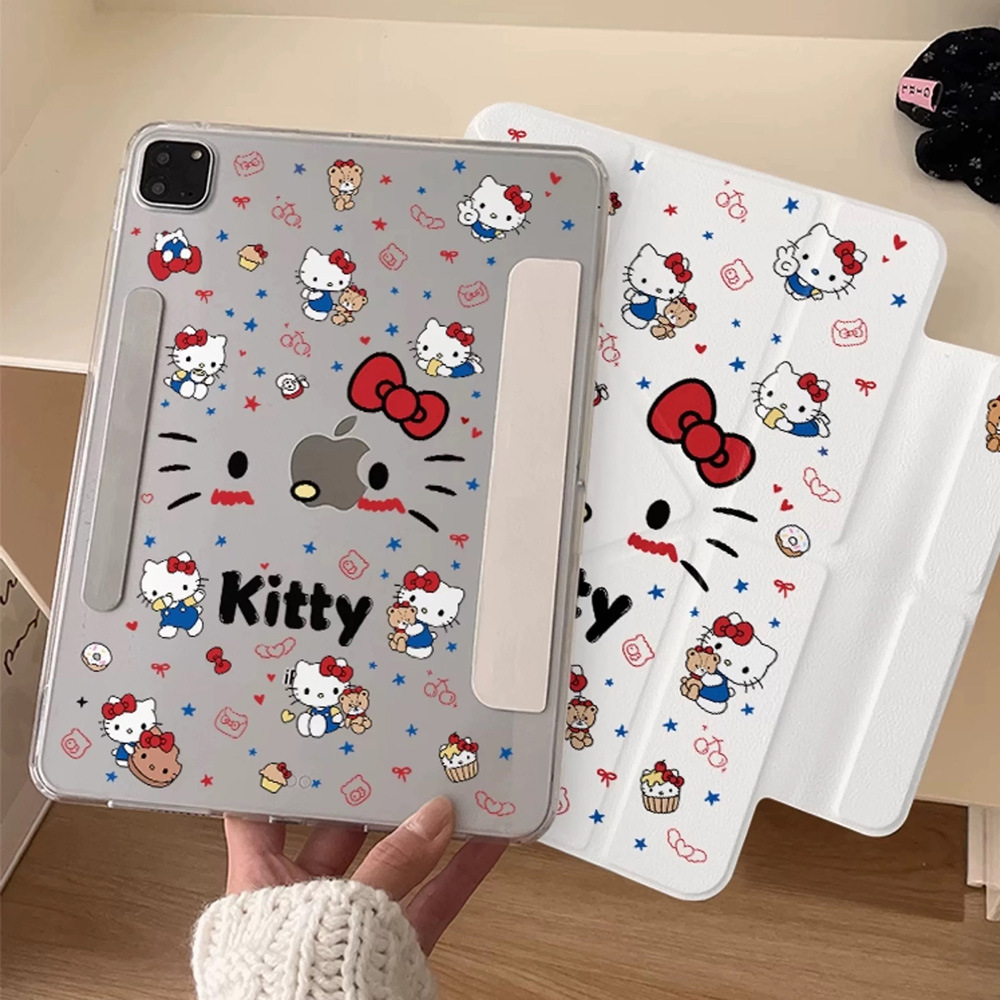 Magnetic Detachable iPad 11 Case Air 7/6 Japanese and Korean Kt Cat Pro Detachable Y-Type 9/10 Generation Cute 11inch