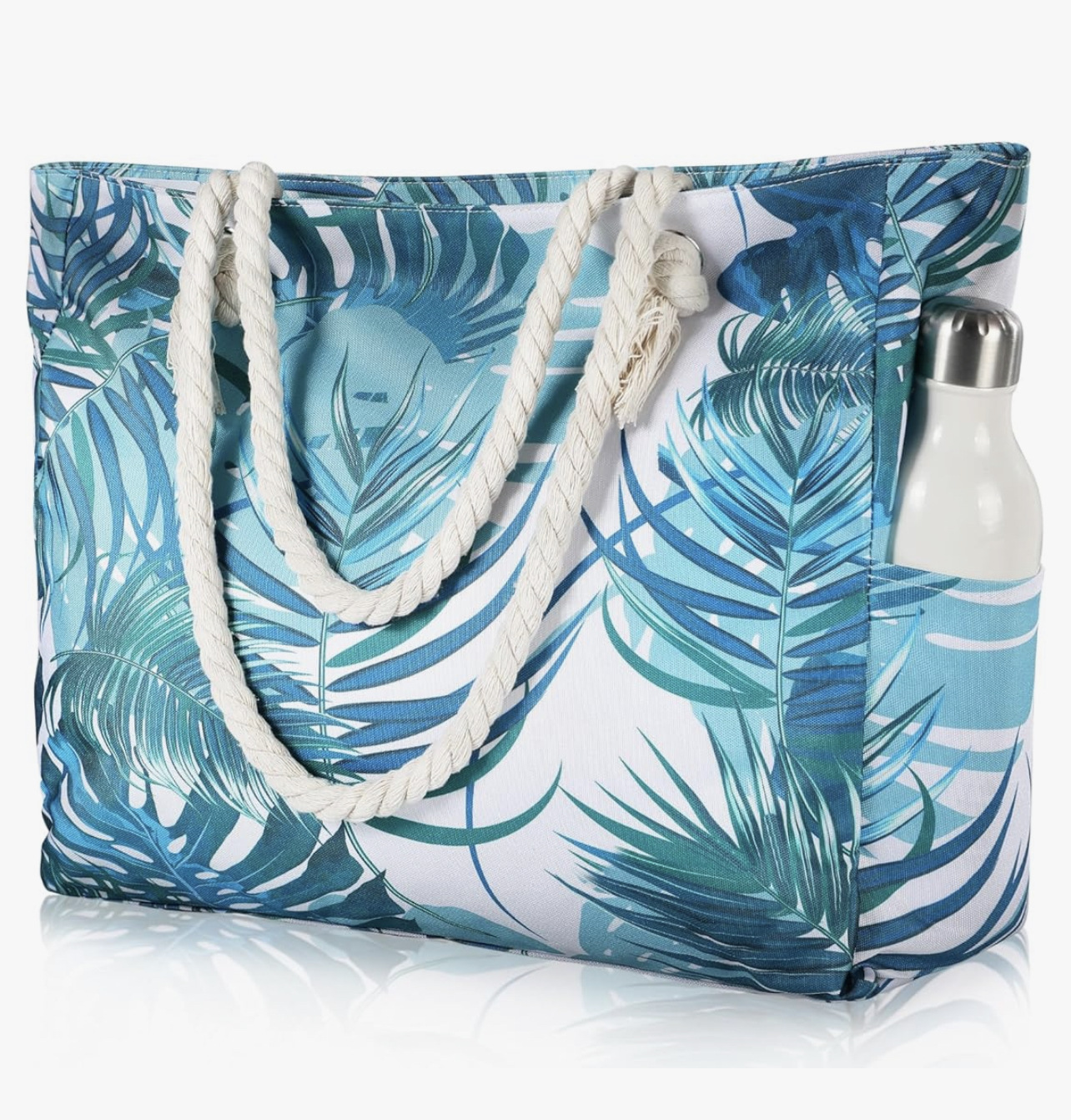 Ocean Whale And Turtle Print Shoulder Bag For Women Large Beach_voghion.com
