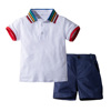Summer summer clothing, children's set, polo, Amazon, with short sleeve