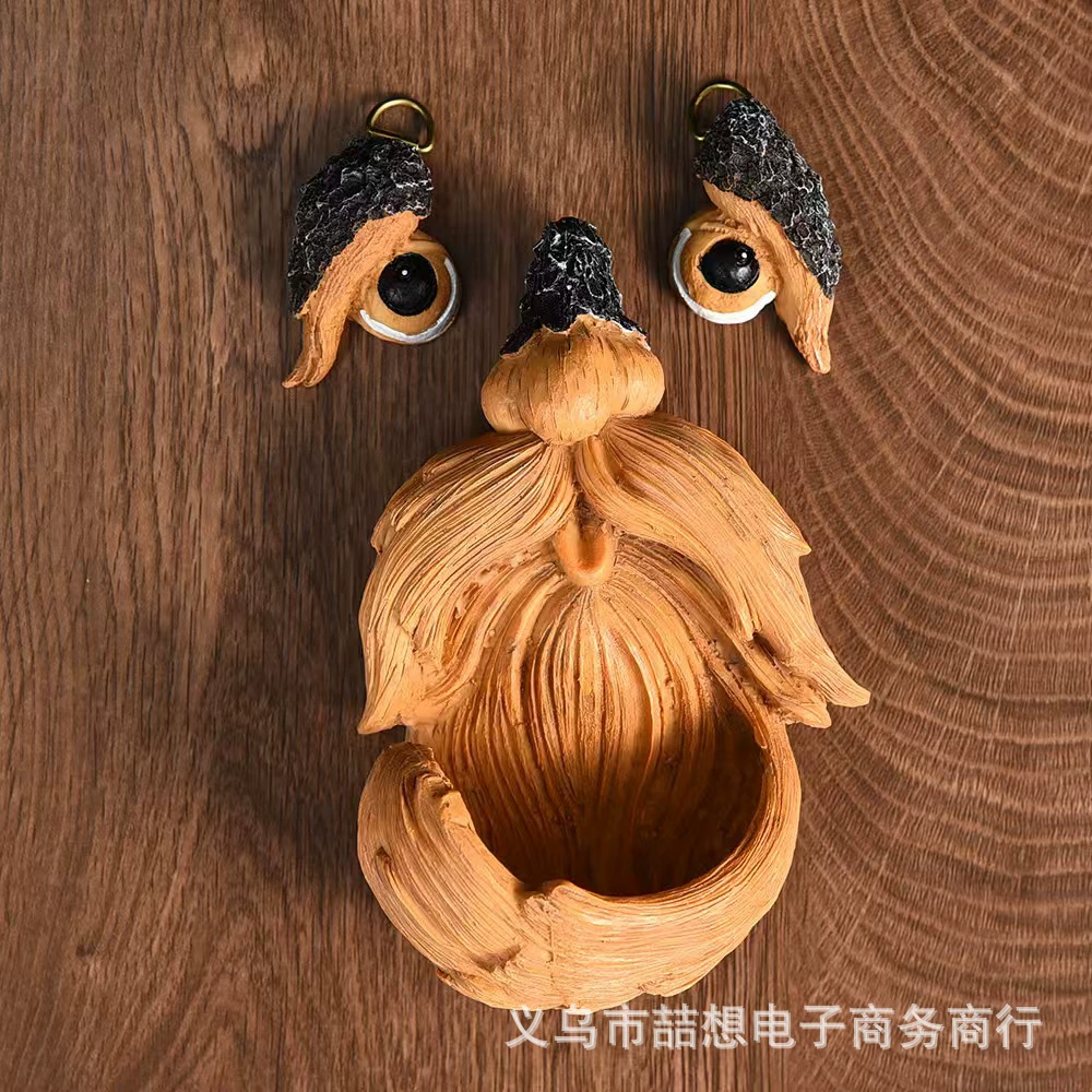 Трансграничные новые деревья странных птиц кормушка смолы ремесла украшения садовые птицы кормушка наружный двор персонализированный декор