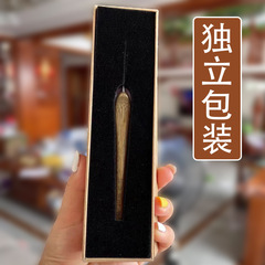 Green Sandalwood Handle Crochet Hook Four Generations Yarn DIY Knitting Tools Lace Micro Hook 4.0 Stainless Steel Crochet Hook 