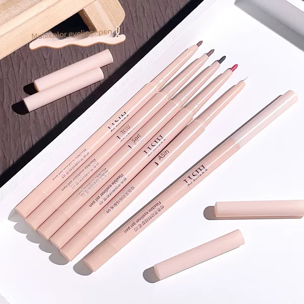 HISYI painted color smart eyeliner glue pen waterproof non-blooming natural makeup slim smooth multi-color eyeliner glue pen