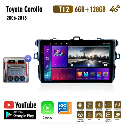 Corolla 06-13 Gps Android Navigation: DVD Navigation - b-8-core-6g128gwifi4gcarplay