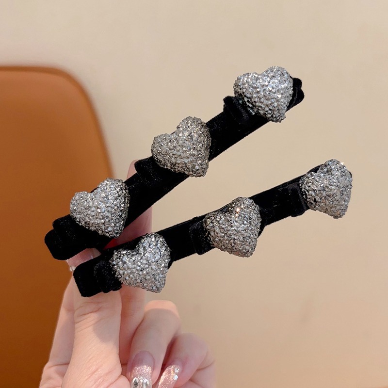 Perezoso doble trenzado clip de cabello para niños acabado artefacto de cabello de niña clip lateral frente un clip de frangeo