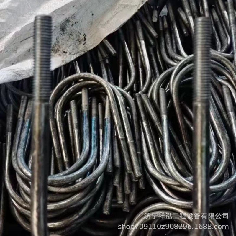 高铁预埋件U型抱箍 管道固定U型卡U型丝