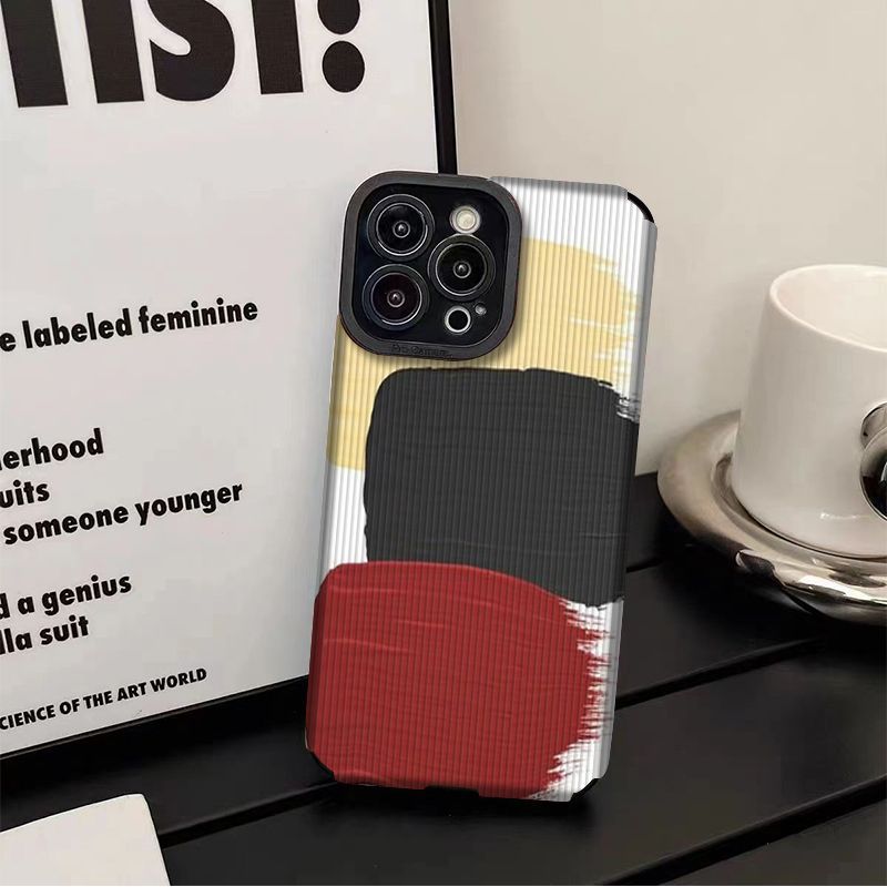 Phone Case For Iphone 11 12 13 14 15 Pro Max Lambskin Effect Cover_voghion.com