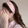 Fuchsia cloth, headband