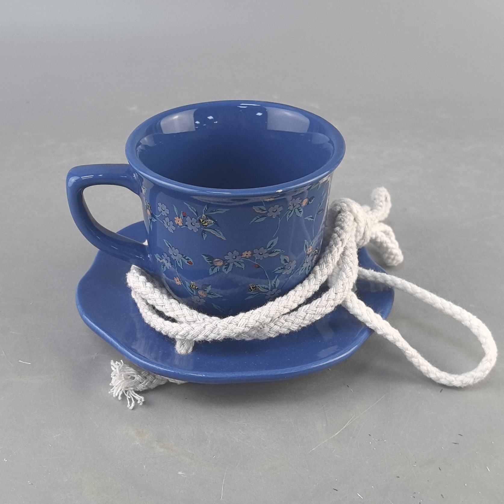 Inventario transfronterizo creativo de cerámica taza de pájaros de cerámica artesanía jardín ornamentos alimentadores de pájaros patio