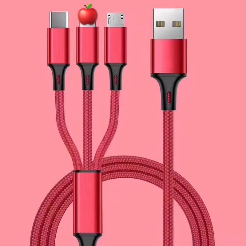 一モップ三編.三合一データ線はアンドロイド.リンゴ.華為type-c携帯電話に適用される.|undefined