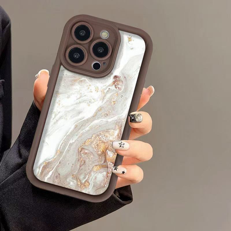 Funda para teléfono móvil iphone16pro para personalidad europea y americana Apple 15 anti-caída 14/11/13promax nuevo 12x