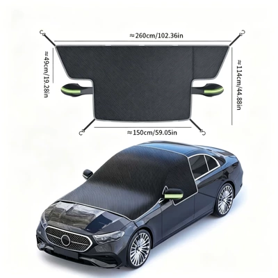 winter, front windshield anti-freeze, anti-frost | Car snow shield