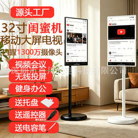 22寸32可移动随心屏智慧屏无线投屏直播机移动电视海外版闺蜜机