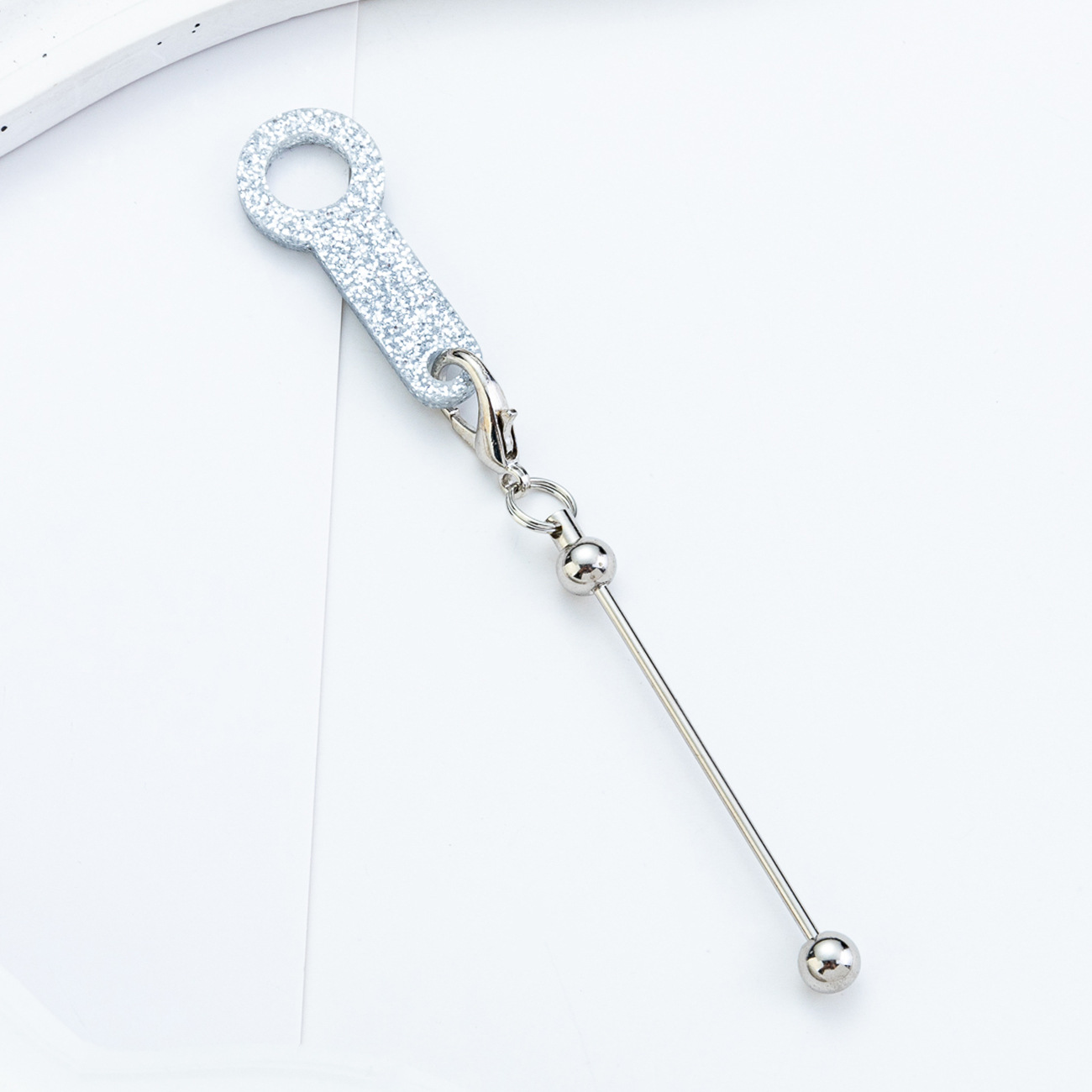 Punto DIY con cuentas de acrílico colgante de pajita para taza de agua de 8mm-10mm accesorios de pajita decoración al por mayor