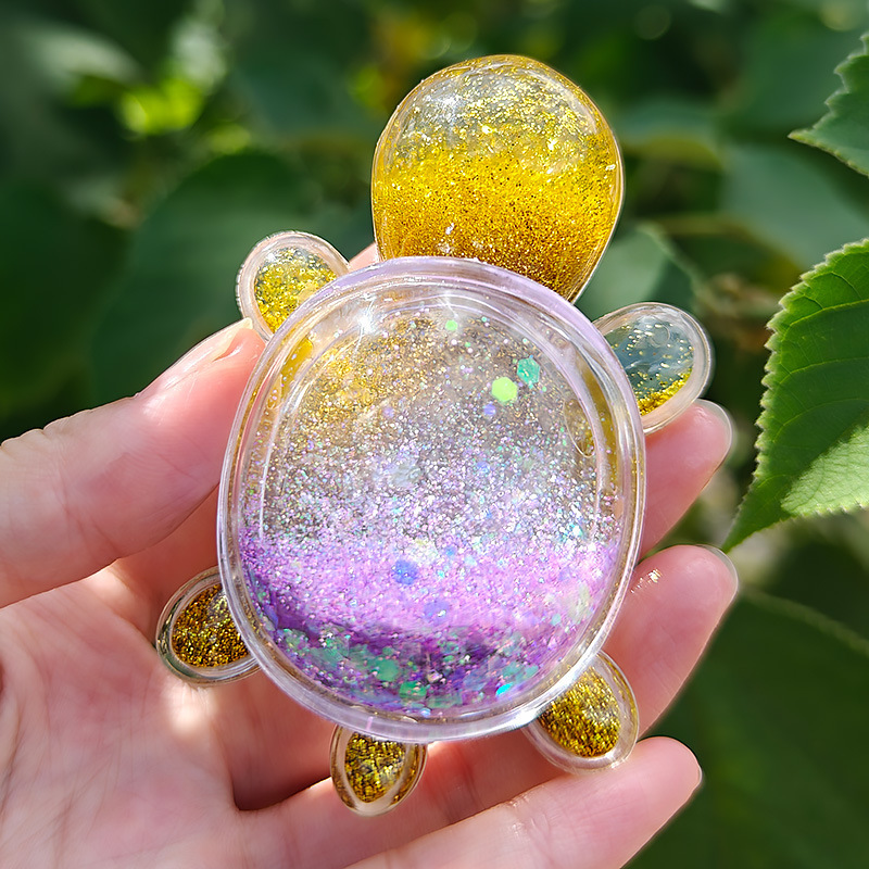 더블 레이어 유사 거북이-보라색