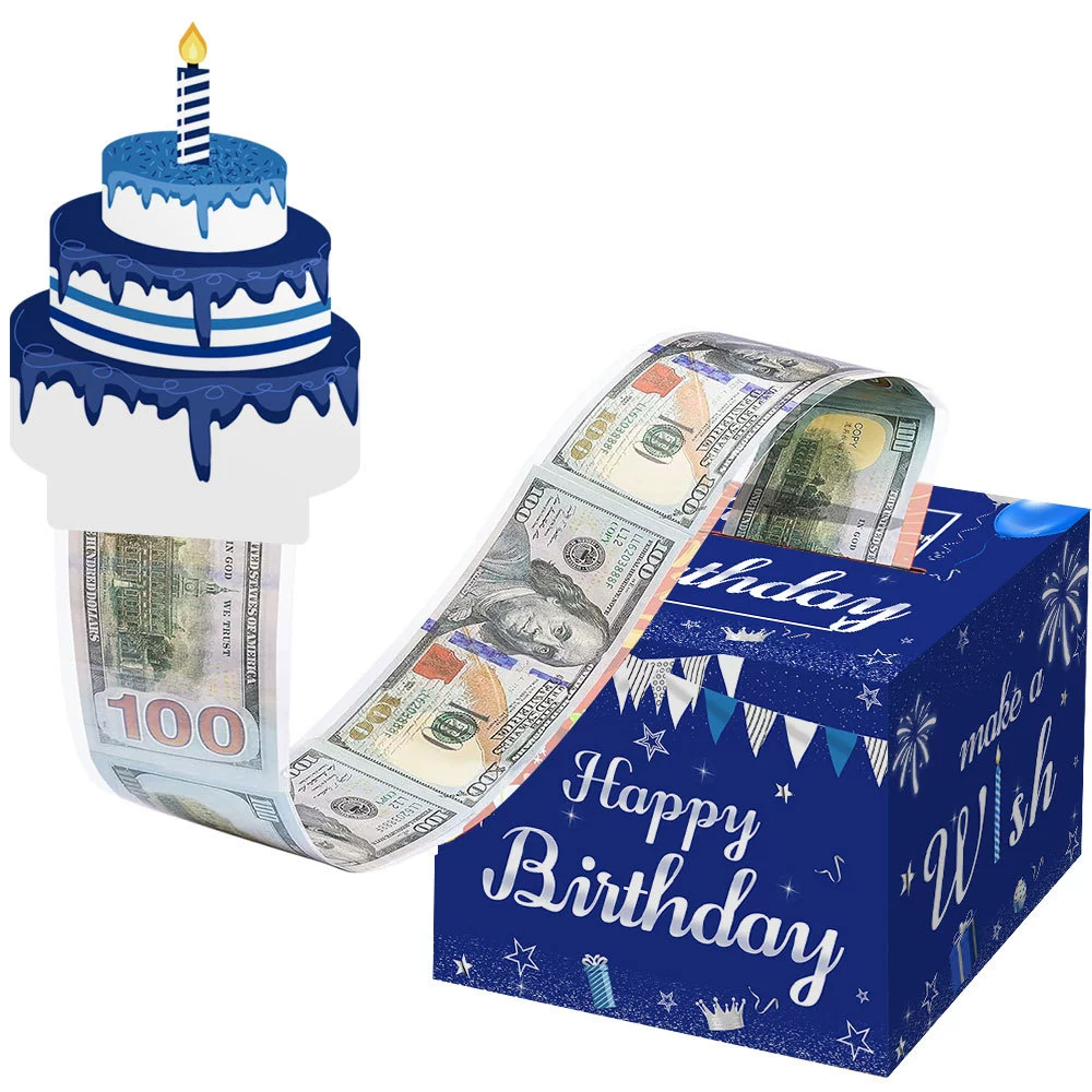 Новый подарок на день рождения оформление декора Money Pump Box Birthday Architecture Happy Birthday Surprise Surprise Money Box