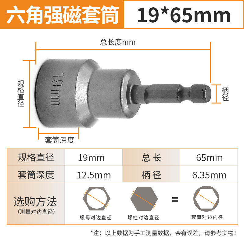 65内六角風ロットスリーブの磁気を深めます。6-19mm六角磁気スリーブの規格がそろっています。|undefined