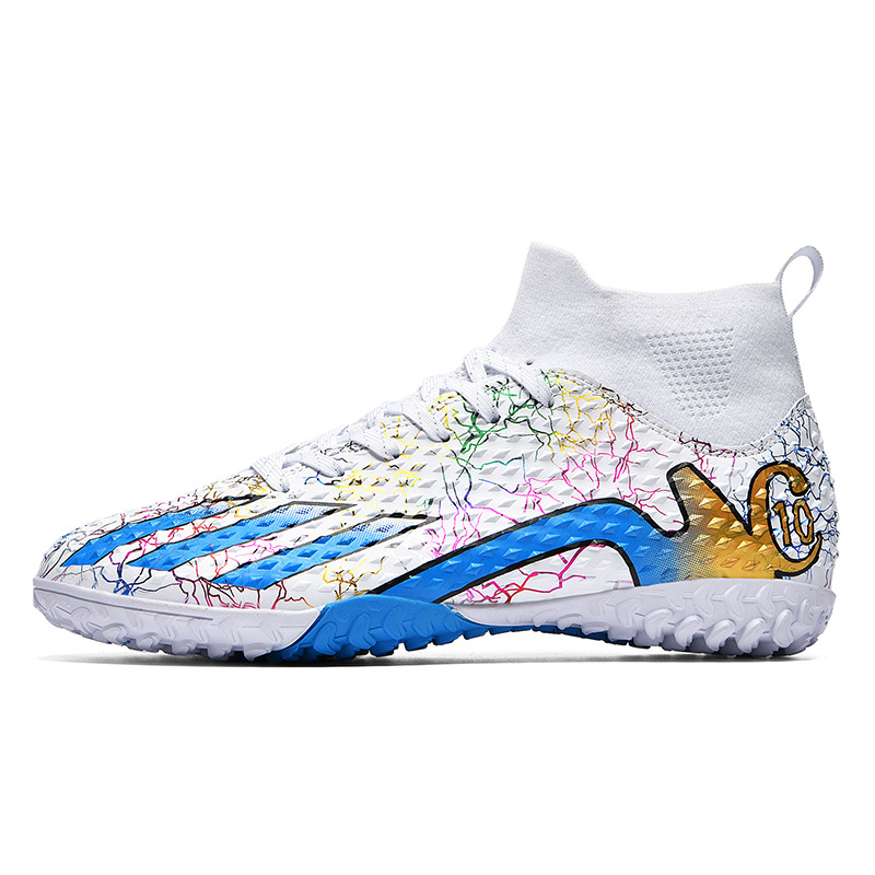 2024 transfronterizos nuevos niños y niñas estudiantes transpirables zapatos de fútbol de clavos cortos y largos zapatos de entrenamiento juveniles