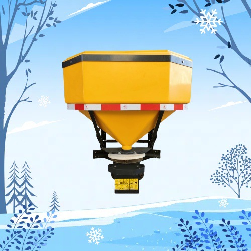 电动不锈钢材质融雪剂撒布机 道路后挂式市政除雪设备 现货