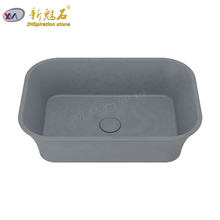 人造石台上盆洗手池民宿酒店卫生间水泥仿石面盆洗手台工厂定制