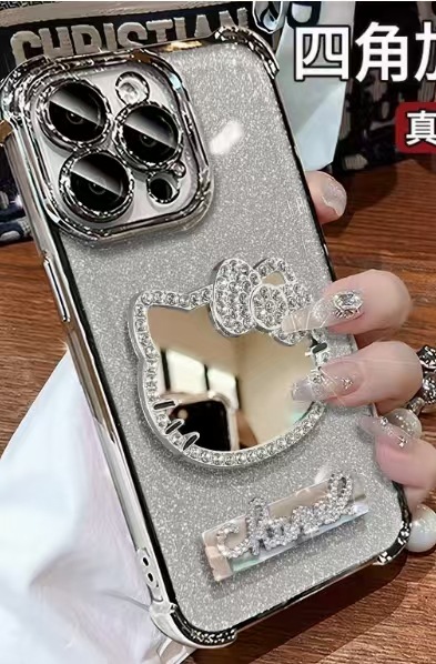 Simple airbag de cuatro esquinas para iphone15 Mickey Mirror 16ProMax funda para teléfono 13 soporte Apple 14 16