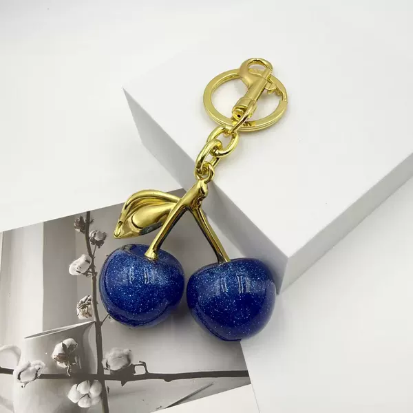 K gold (3.2CM cherry) royal blue