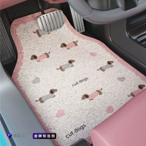 Cross-border cartoon car floor mats for all seasons, dirt-resistant, wear-resistant, easy to maintain, non-slip car floor mats