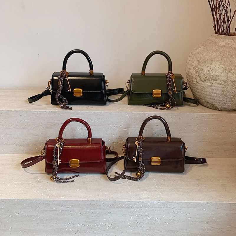 Mujeres transfronterizas moda al por mayor estilo estilo extranjero bolso de mano alta textura bolso de hombro nicho bolso pequeño