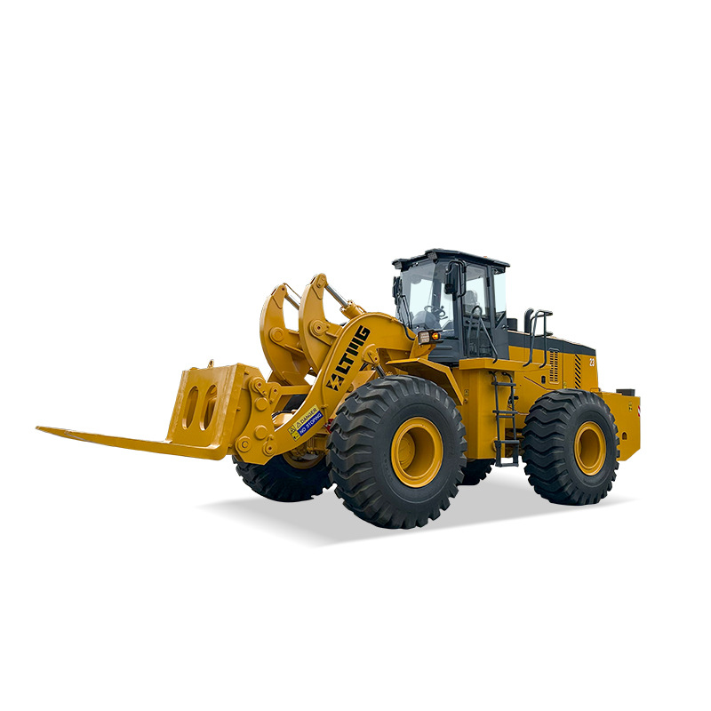 Cargador de horquilla de piedra 18 toneladas de equipos de manejo de materiales de construcción pesados horquilla cargador de ruedas frontal
