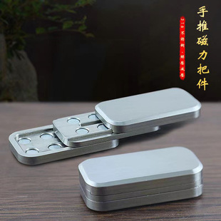 磁力推牌解压玩具啪啪币 金属指尖陀螺EDC推牌三层音磁力减压玩具-阿里巴巴