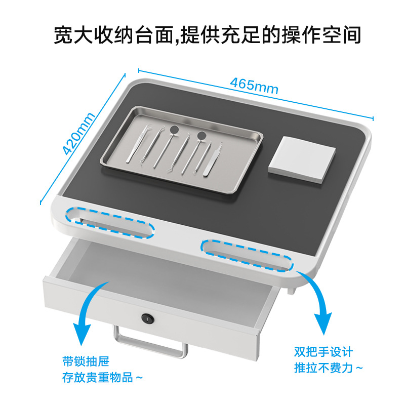 Dentistry Oral Blasting Carriage Integration Carriage for Root Treatment Carriage Clínica Carriage de almacenamiento móvil