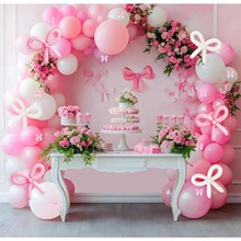 O 42244 Pink White Balloon Bow Set �����ɶ�װ���� �羳ŷ����