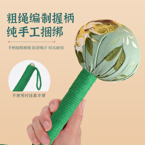 Mugwort hammer diy handheld moxibustion hammer Mugwort health hammer health care Year of the Dragon souvenir mugwort hammer massage beauty hammer