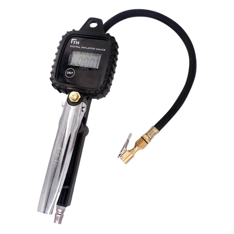 Цифровой манометр для шин, пистолет для накачивания шин, автомобильный пистолет для измерения давления в шинах, цифровой прибор для обнаружения, портативный автомобильный инструмент