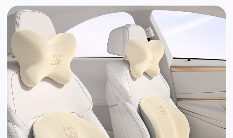 Car Headrest, Neck Pillow, Memory Foam, Small Heightening Cushion, Classy Car Seat Cushion, Waist Backrest Cushion
