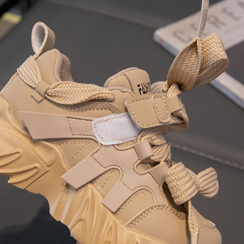 Populära pappaskor för flickor 2023 Höstnyhet Populär rosettknut Lättvikts Mjuk sula Sportskotrend för barn_voghion.com