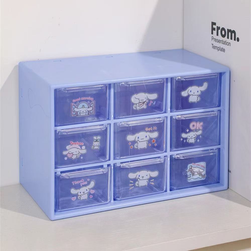 Caja de almacenamiento Jiugongge Caja de almacenamiento Cajón Chica Corazón Cosméticos Lápiz labial Caja de joyería Escritorio Caja de almacenamiento de escritorio grande