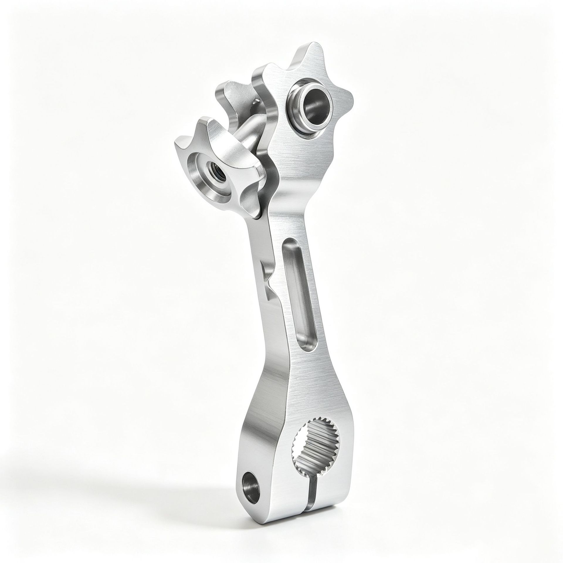 Motorcycle and Electric Vehicle Modification Parts Exclusively for Cross-Border Off-Road Use, Cnc Aluminum Alloy Brake Lever, Five-Pointed Star Rocker Arm Accessories