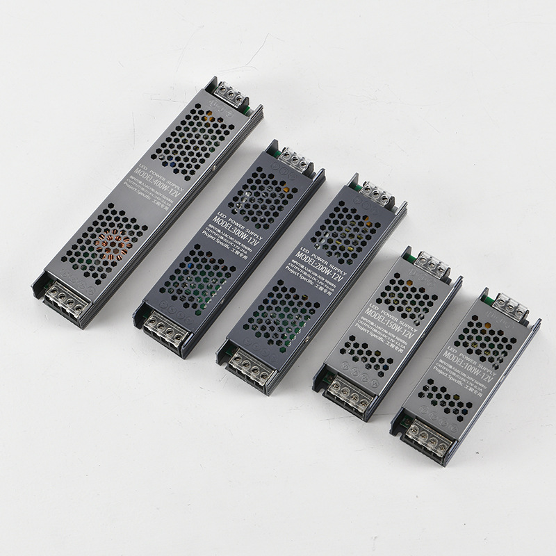 超薄静音变压器220V转24V家用控制器低压灯带线型灯LED开关电源