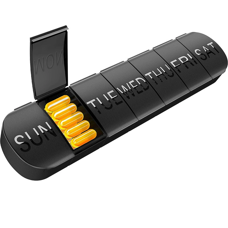 Новая портативная 7-сетчатая мини-пластиковая подупаковка, маленькая коробка для таблеток, ручная кладь, коробка для таблеток, маленькая коробка для таблеток на одну неделю