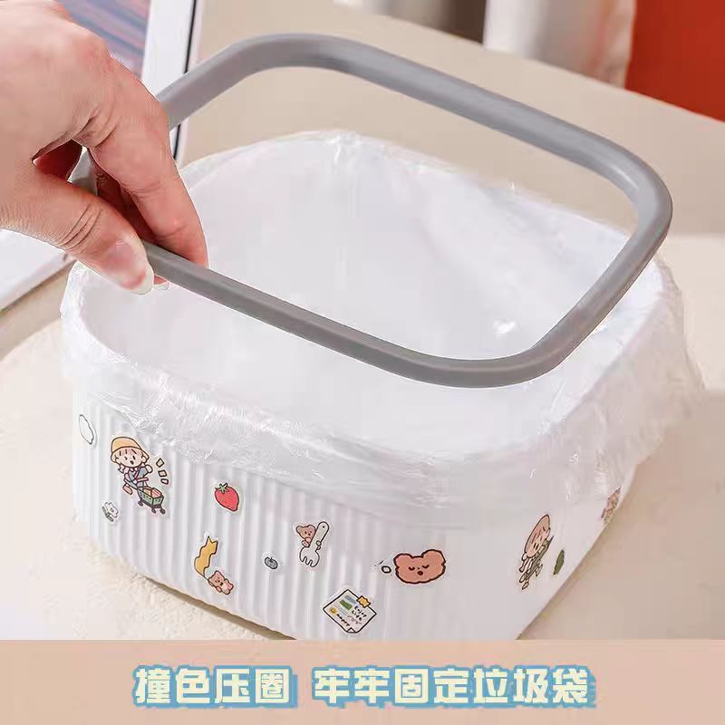 桌面垃圾桶迷你可爱桌上茶几ins风收纳桶小号轻奢创意家用 纸篓筒|undefined