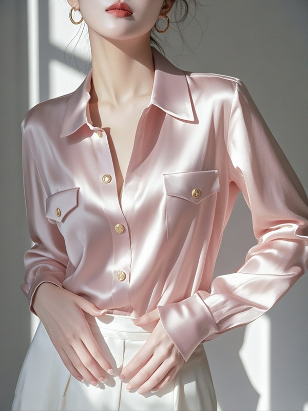 2025春の服の新型のきれいな小さいシャツのフランスの高級感の上着はとてもきれいです。|undefined