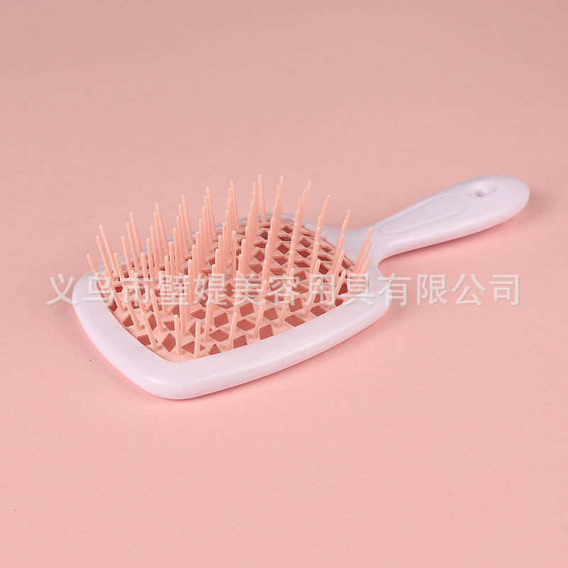 Peine Masajeador con Cojín de Aire de Malla Cuadrada de ABS para Cabello Seco y Húmedo image 25