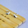 Cute swan, fresh fashionable earrings, accessory, silver 925 sample, simple and elegant design, wholesale