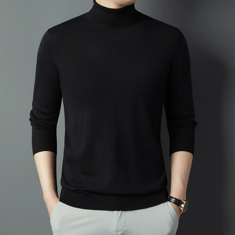 Men's knitted sweater, set, universal long-sleeve