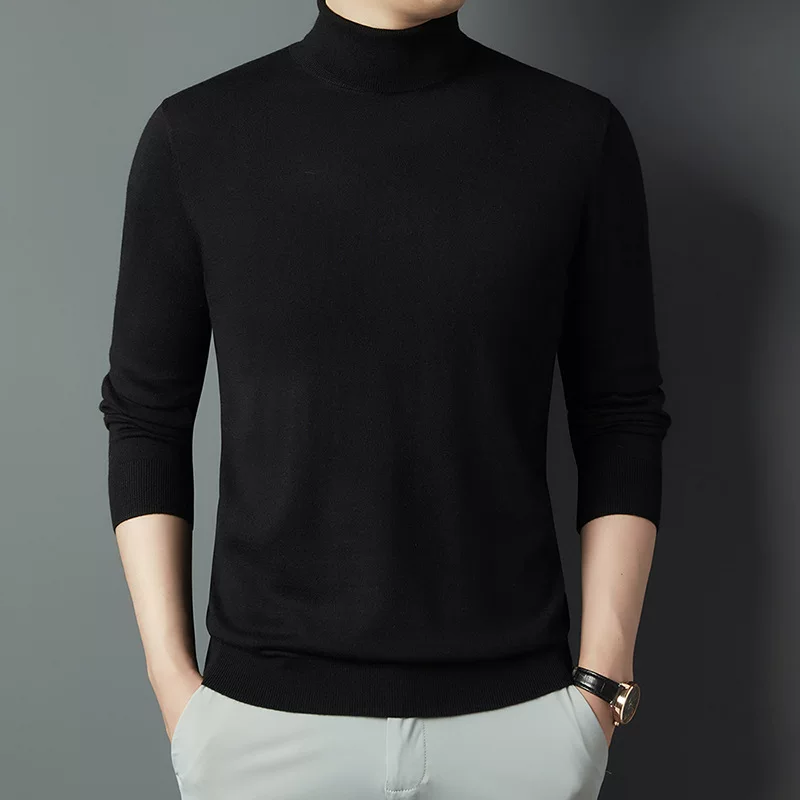 Men's knitted sweater, set, universal long-sleeve
